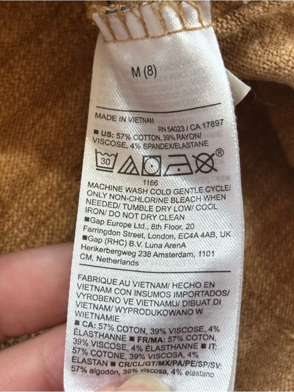 Old Navy Cropped Hoodie Tan Lightweight Size M 8
